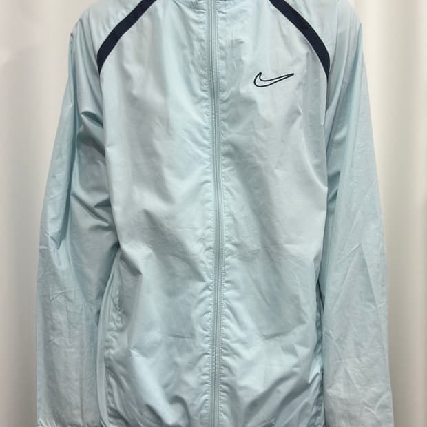 nike blue hood jacket