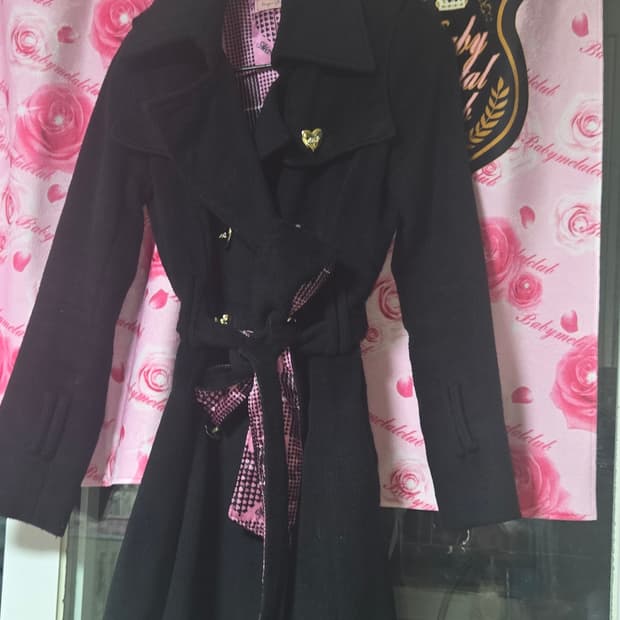 ma*rs 하트패턴 코트