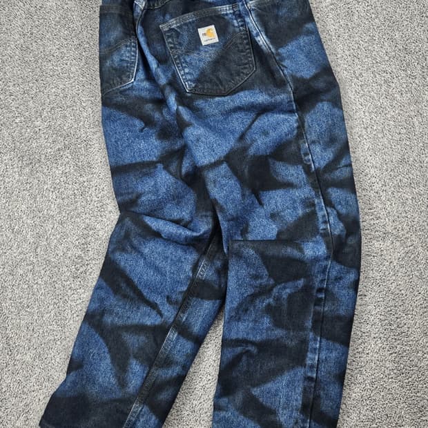 칼하트FR 밴딩 다잉워시드커스텀 워크데님 팬츠  (38X32)/10279