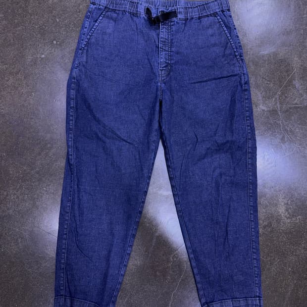 리바이스 프리미엄 데님 허리밴깅 벨트 루즈 조거 데님팬츠 32