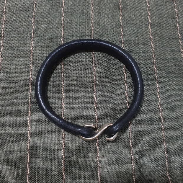 더 플랫헤드 팔찌 925실버 fn-ak4-6 블랙 