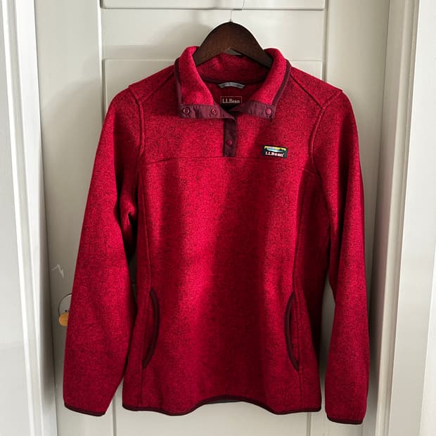 L.L.Bean 엘엘빈 스웨터 플리스 스냅 풀오버