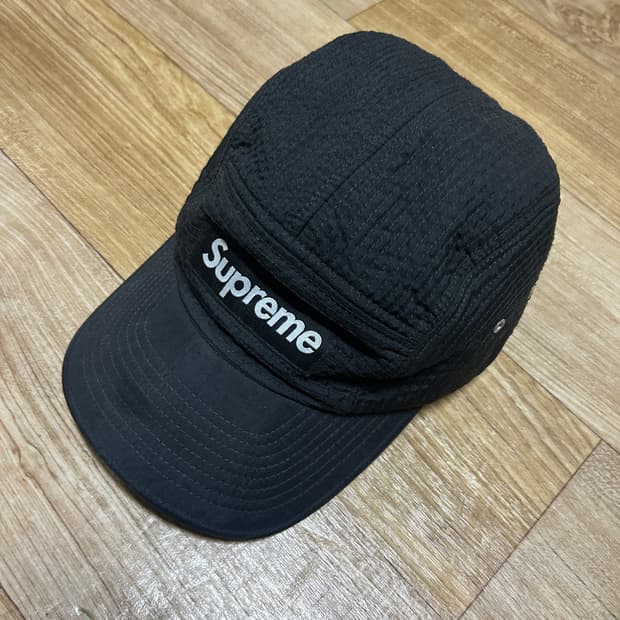 슈프림 박스로고 캡프캡 블랙