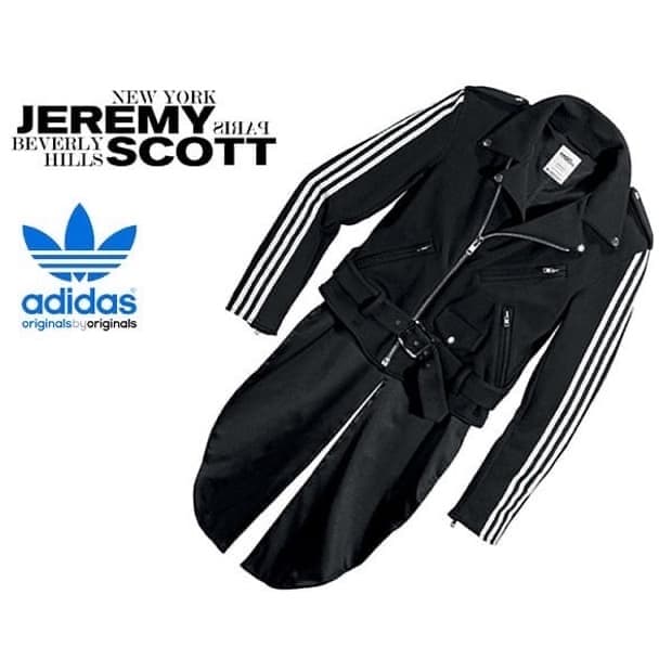 아디다스 제레미스캇 턱시도 라이더 자켓
