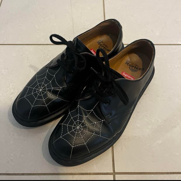 Dr. Martens x Supreme Spiderweb 3-Eye