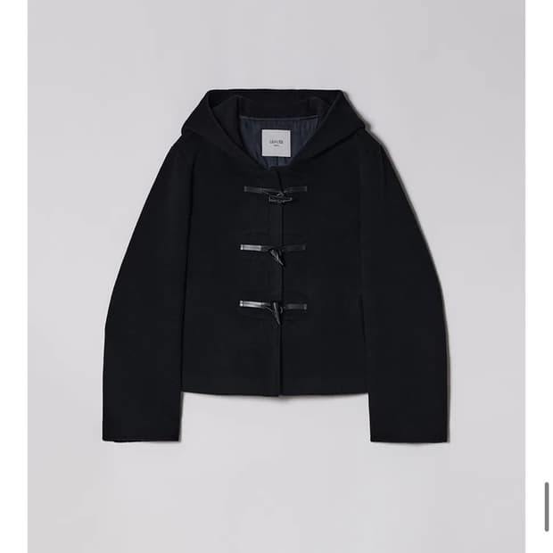 르누이 크롭 더플 코트