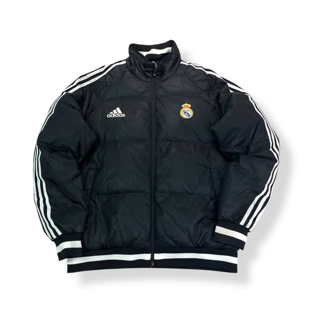 100 아디다스 레알마드리드 자수 덕다운 패딩