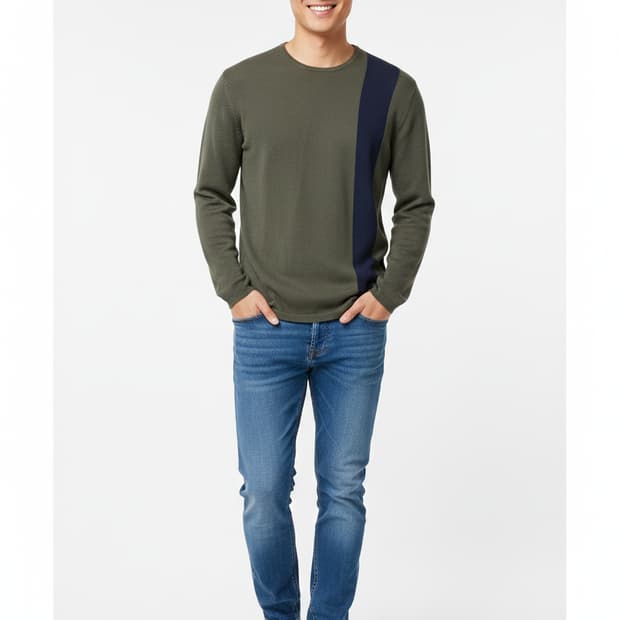 알마니 익스체인지  니트긴팔