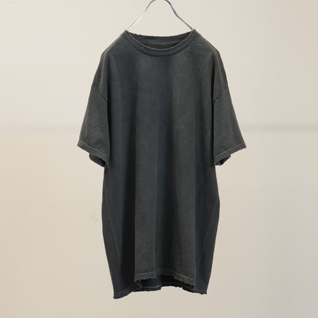 안셀름 EMBROIDERY T-SHIRT - Navy