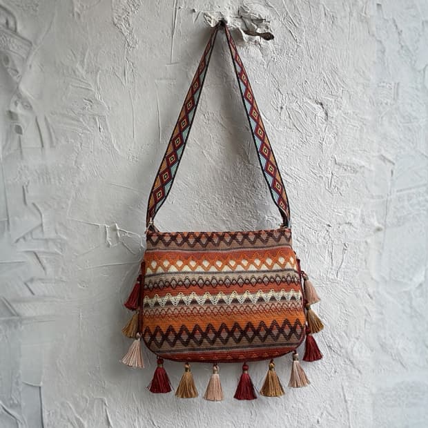 Vintage Gradation Sholder Bag