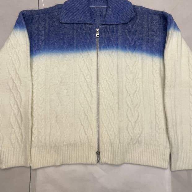 아더에러 로위 Rowy 니트집업 블루 XL