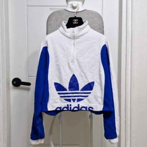 아디다스 배색 지퍼티셧