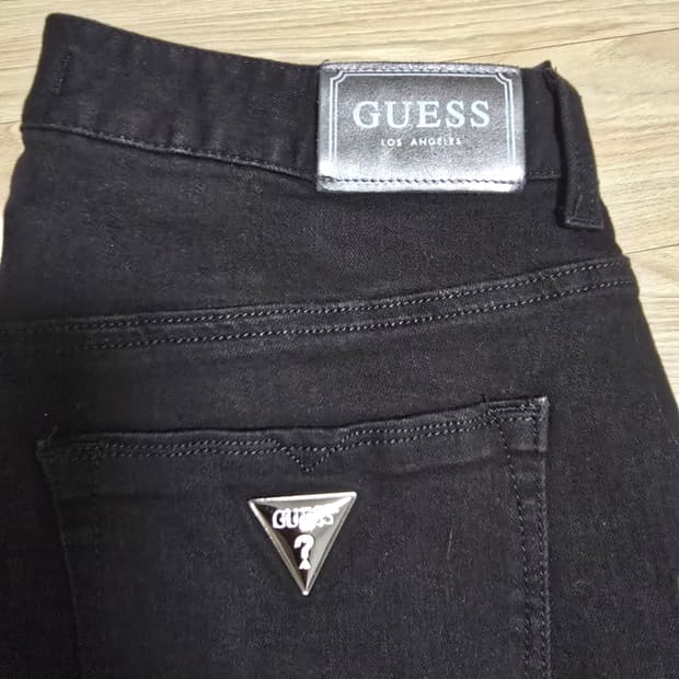 남성게스 검정색바지