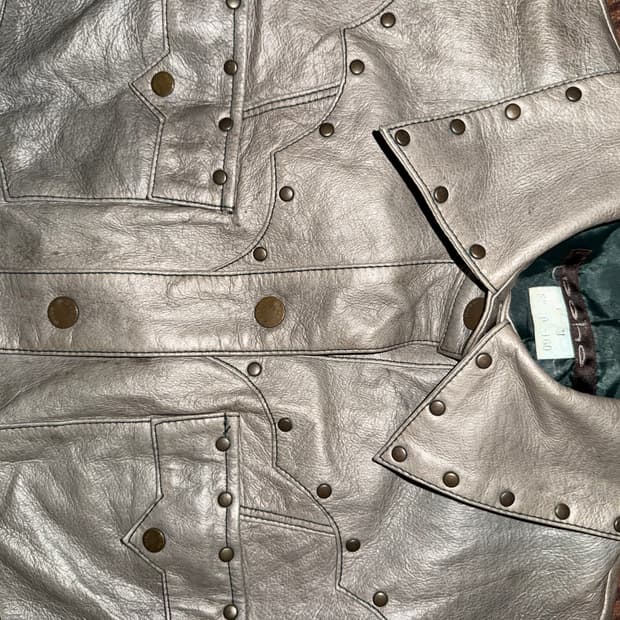 Western leather shirts