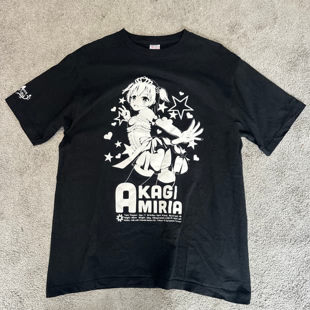 프린트스타 아카기미리아 캐릭터 프린팅 티셔츠XL