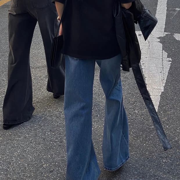 [s]트리밍버드 부츠컷 데님 팬츠