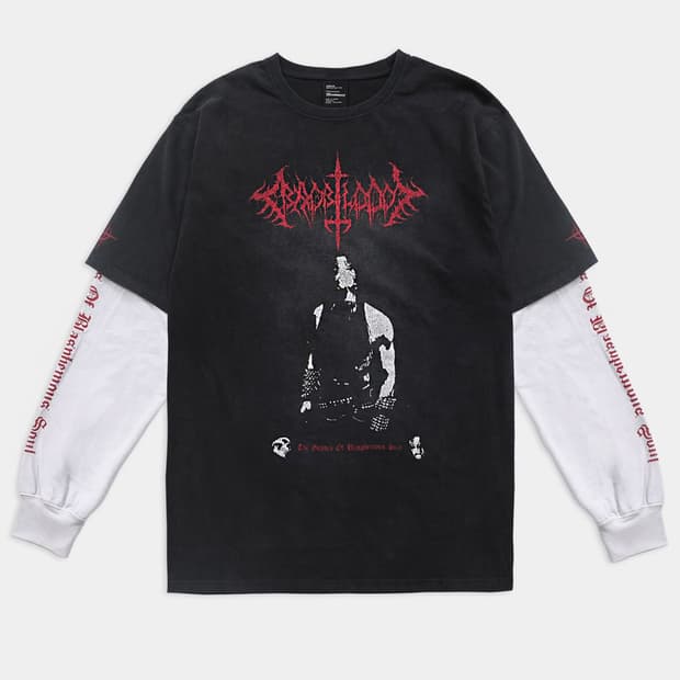 배드블러드 World Tour Layered 레이어드 긴팔 티셔츠 L