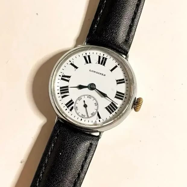 1930년대 빈티지 론진 로마 다이얼 수동 시계 앤틱 LONGINES