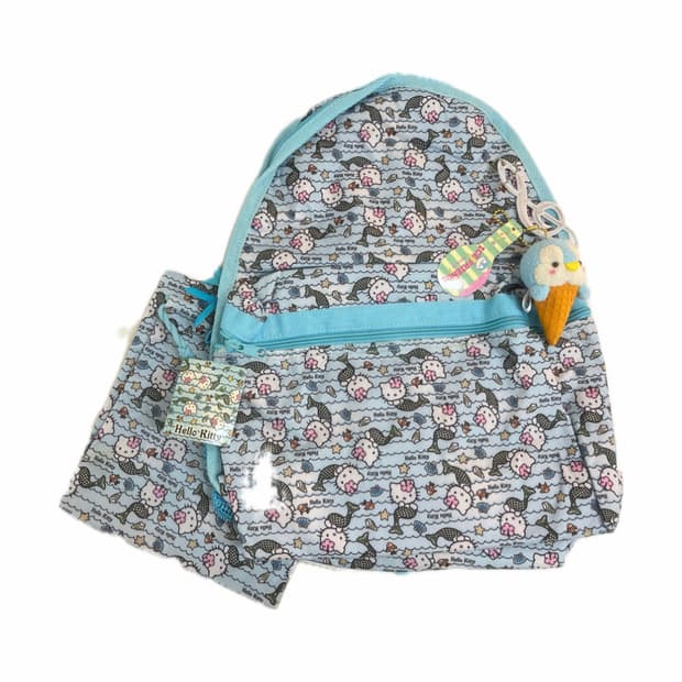 2008 블루 머메이드 키티 백팩 🧜🏻‍♀️