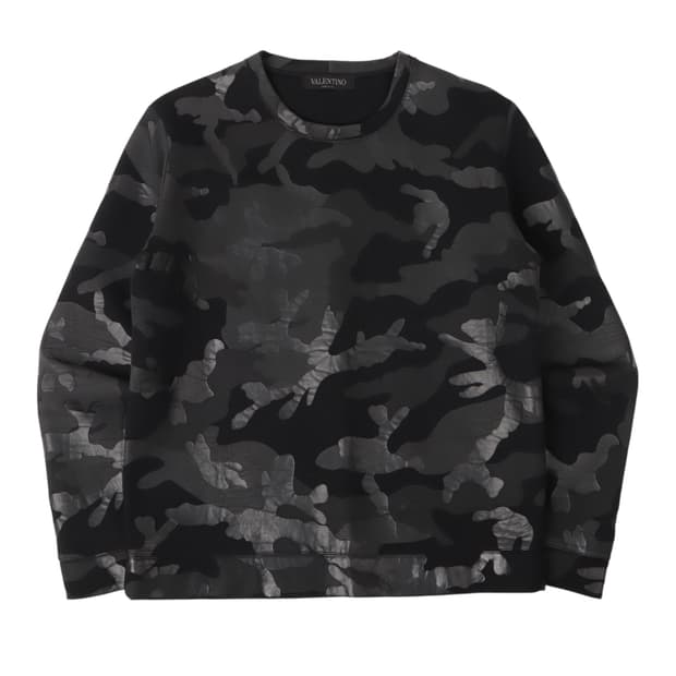 발렌티노 카모플라쥬 네오프렌 스웻셔츠 맨투맨
