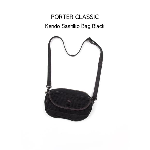 Porter classic 켄도 사시코 백 블랙
