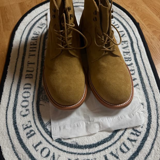 로스트가든 UNIFORM Field Boots Beige 새상품