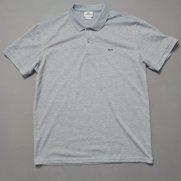 [2XL] 라코스테 PK 반팔 카라 티셔츠 그레이