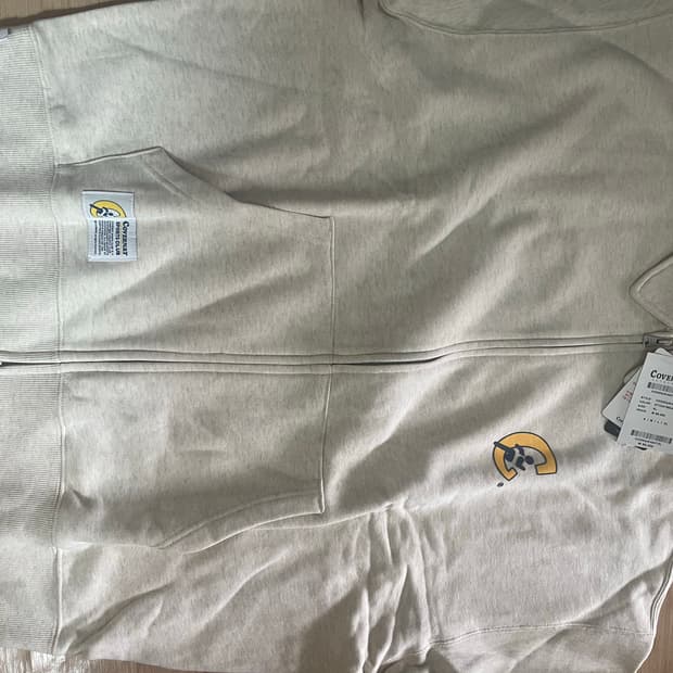 [새상품] 커버낫 아이보리 하프집업 