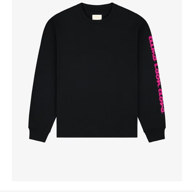 에임레온도레 블랙 긴팔 티셔츠 L 새제품