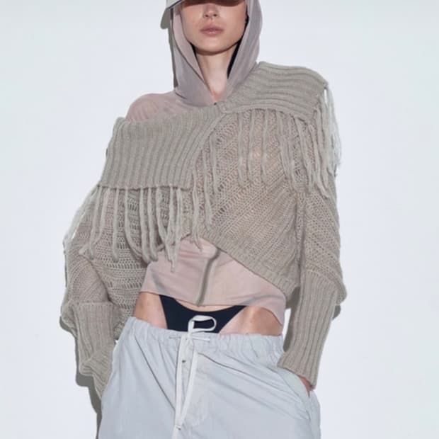 Sculptor upside down two way knit 투웨이 니트