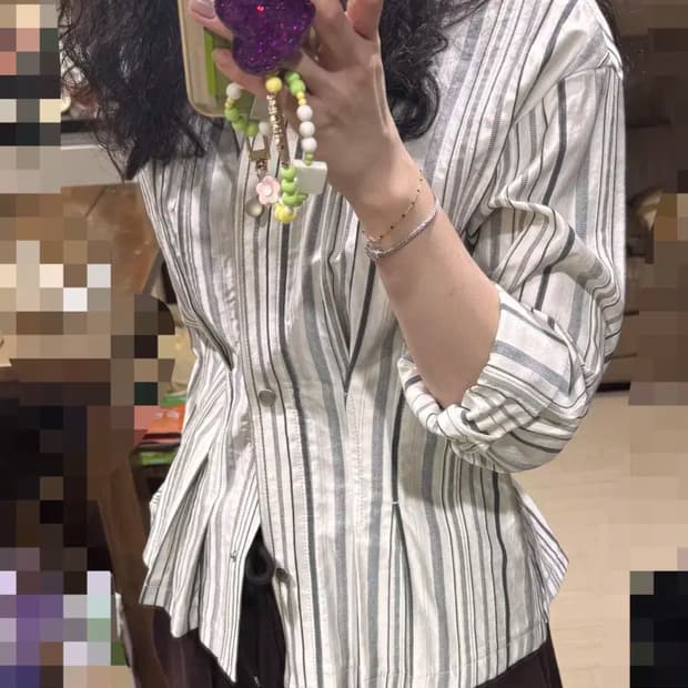 44 55 텍ㅇ 새상품 바네사브루노 정가44만 간절기 자켓 겸 셔츠 마쥬