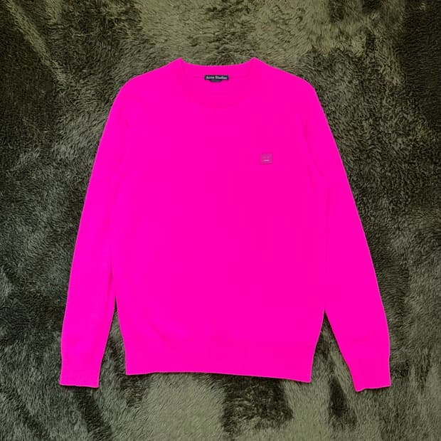 [S] Acne Studios 아크네 스튜디오 페이스 크루넥 니트