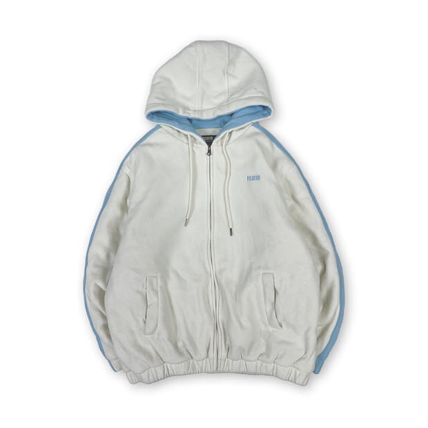 FCMM 누빔 플리스 후드 자켓