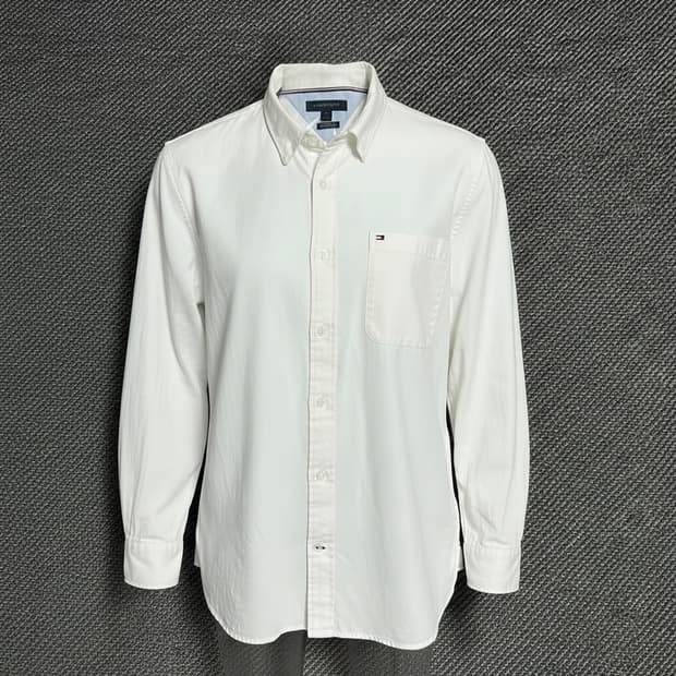 [XXL] Tommy 타미힐피거 아이보리 베이직 셔츠