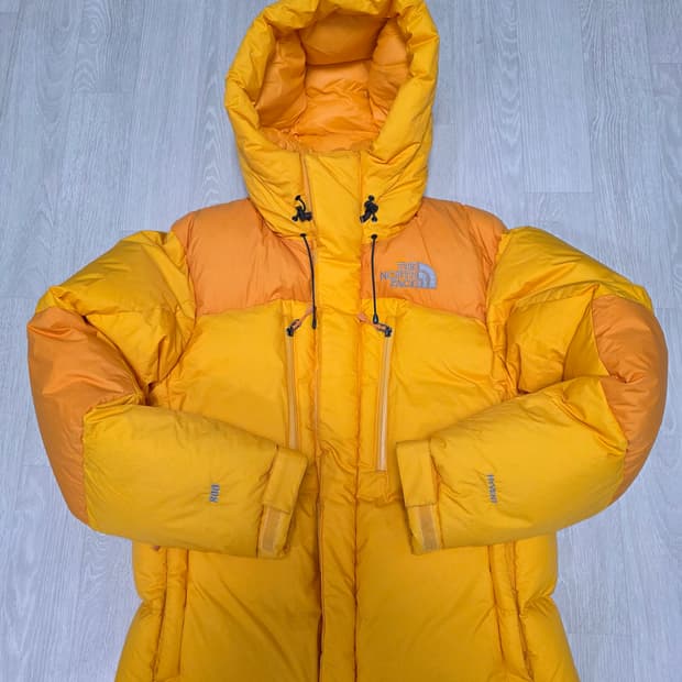 노스페이스 패딩 옐로우 100(L)