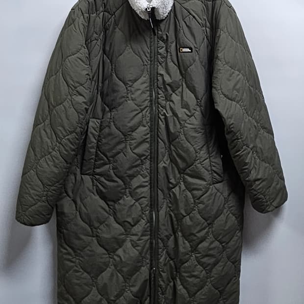 내셔널지오그래픽 리버시블 퀼팅 플리스자켓 M