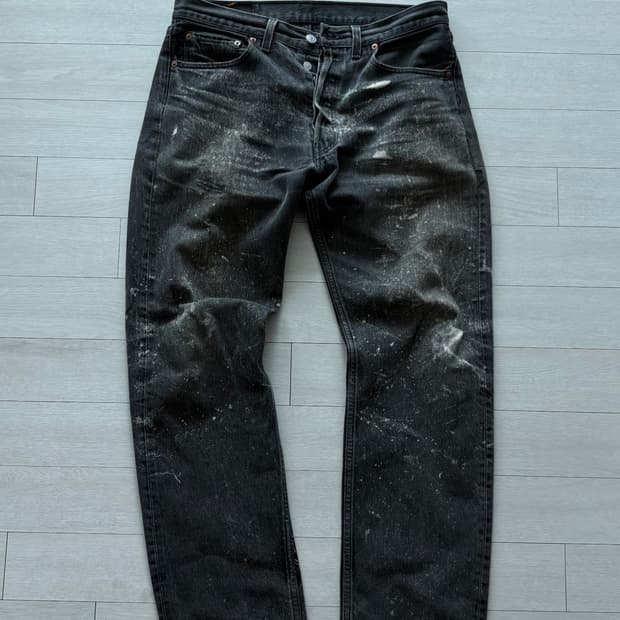 00‘s Legend 리바이스 501 블랙 워시드 (33x30)