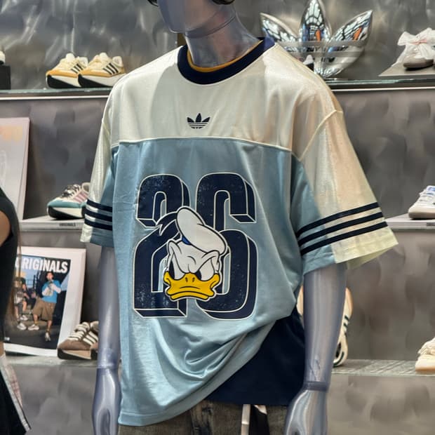 도날드덕 아디다스 저지