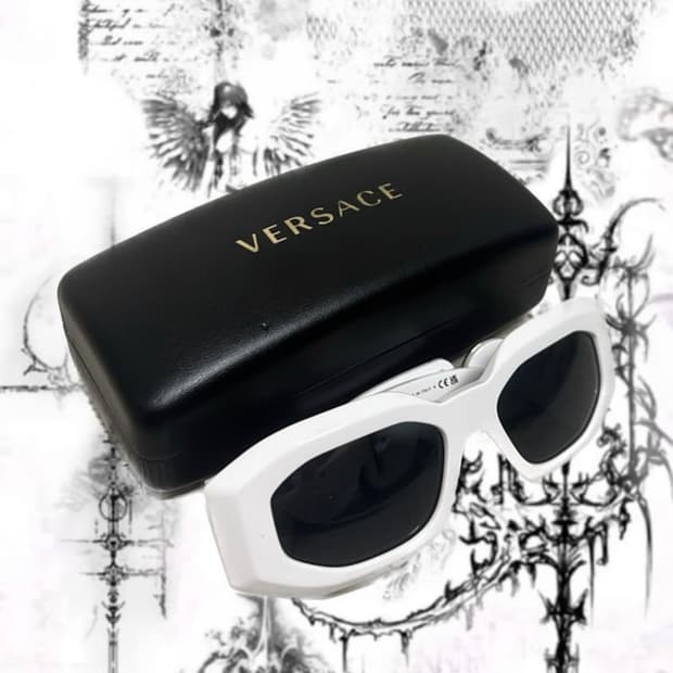 Versace Medusa Sunglasses (white)