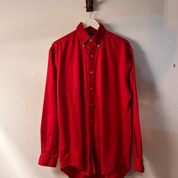 90s 폴로랄프로렌 블레어셔츠 레드