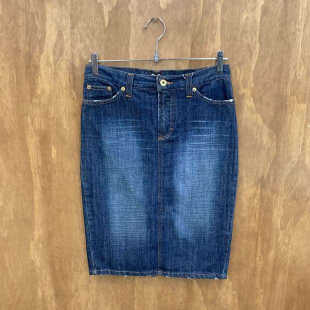 D&G 돌체엔가바나 데님 스커트