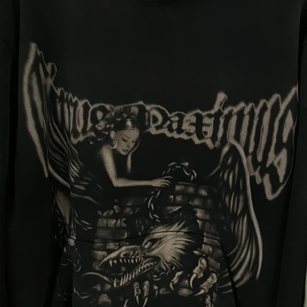 Travis scott black spray hoodie