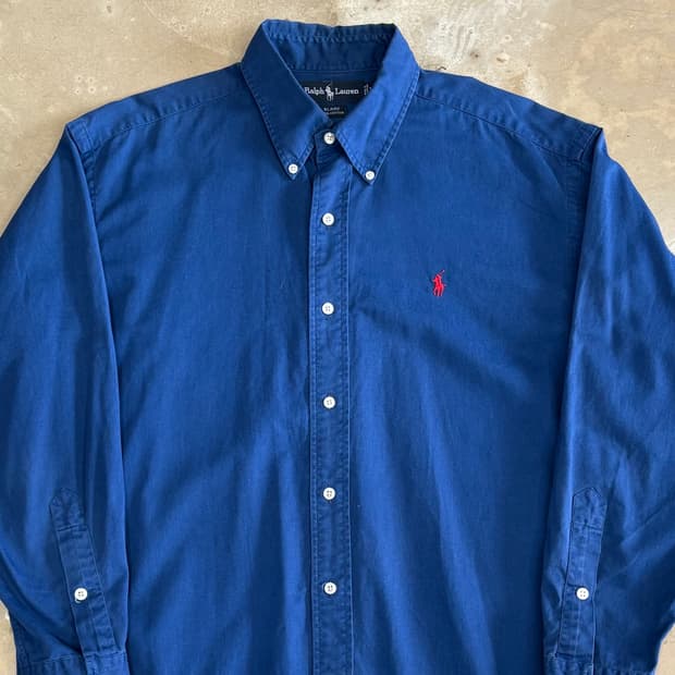L 폴로랄프로렌 블레어 블루 셔츠