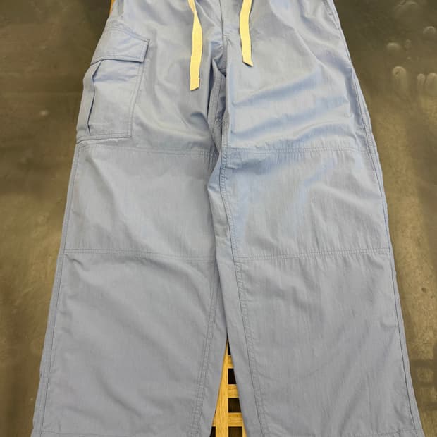 nanamica Wide Cargo Pants 나나미카 스카이블루 팬츠