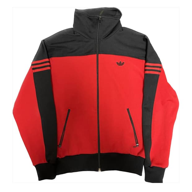 아디다스 70s 서독 레드 져지 트랙탑 Y2K
