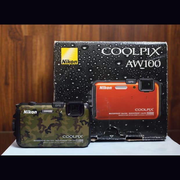 레어<신품급>니콘 쿨픽스 aw100(aw110) 빈티지 디카