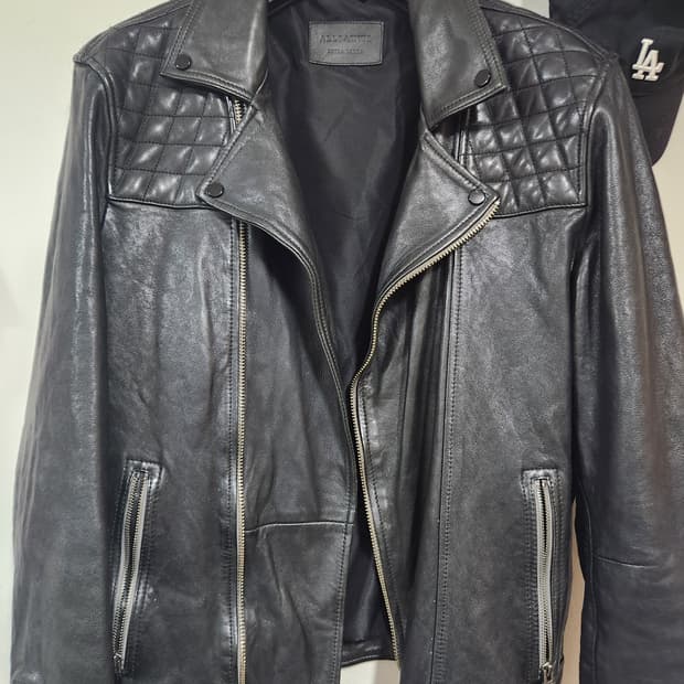 올세인츠 레더 라이더 자켓