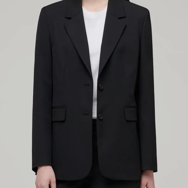 무신사 스탠다드 | 우먼즈 베이식 블레이저 블랙 S
