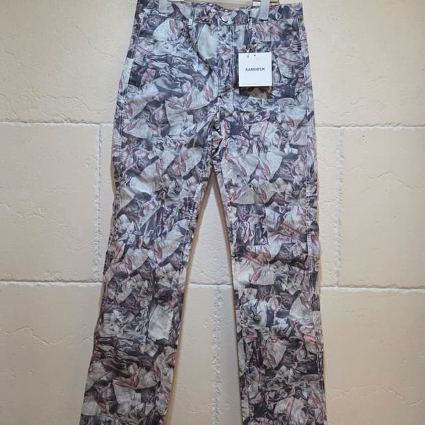 강혁 레디메이드 에어백 프린트 트라우저 M사이즈