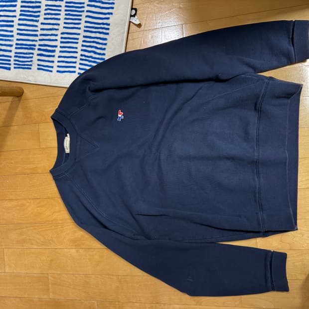 메종 키츠네 네이비색 맨투맨 95 사이즈